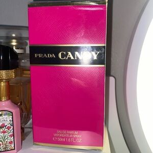 Prada Fragrance in Black and Gold Packaging